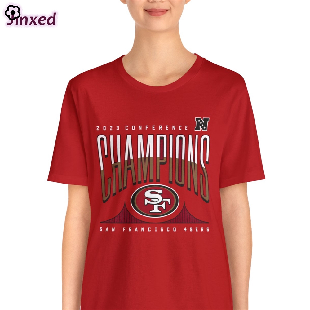 Official San Francisco 49ers Fanatics Branded 2023 Nfc Champions Hometown Not Done T-shirt Swestshirt 